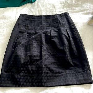 Elevenses Anthropologie Black High Waisted Skirt Sz 6